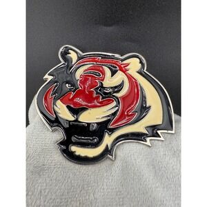Tiger Belt Buckle Red‎ Black Dad Gift